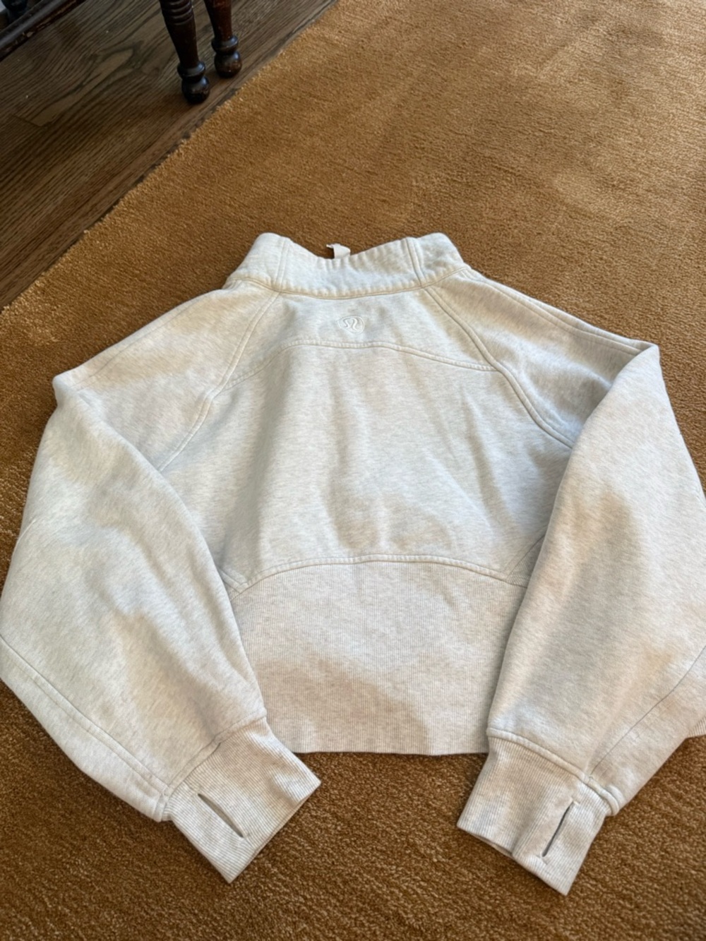 lululemon athletica Oatmeal Heather Full-Zip Hoodie - Picture 4 of 4